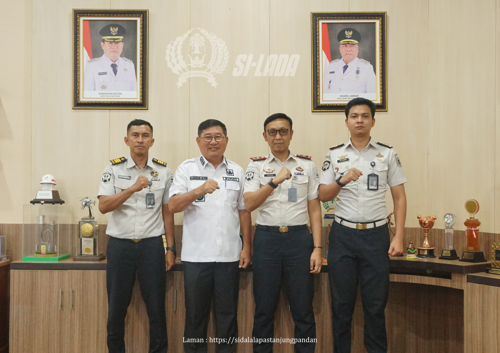 Perkuat Sinergi Pemasyarakatan, Kalapas Tanjungpandan Audiensi dengan Bupati Belitung Timur