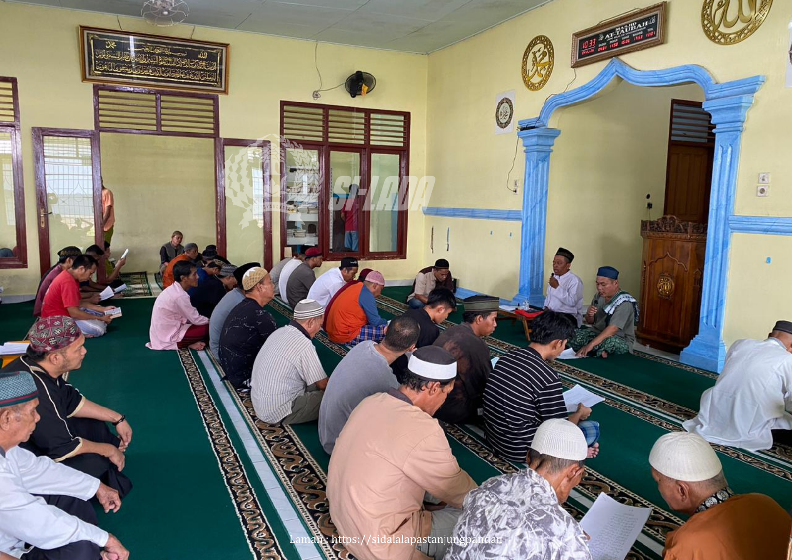 Penguatan Kerohanian Warga Binaan, Lapas Tanjungpandan Gelar Zikir Bersama Ustadz Aon